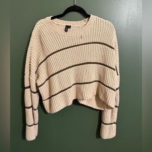 Medium, striped sweater!